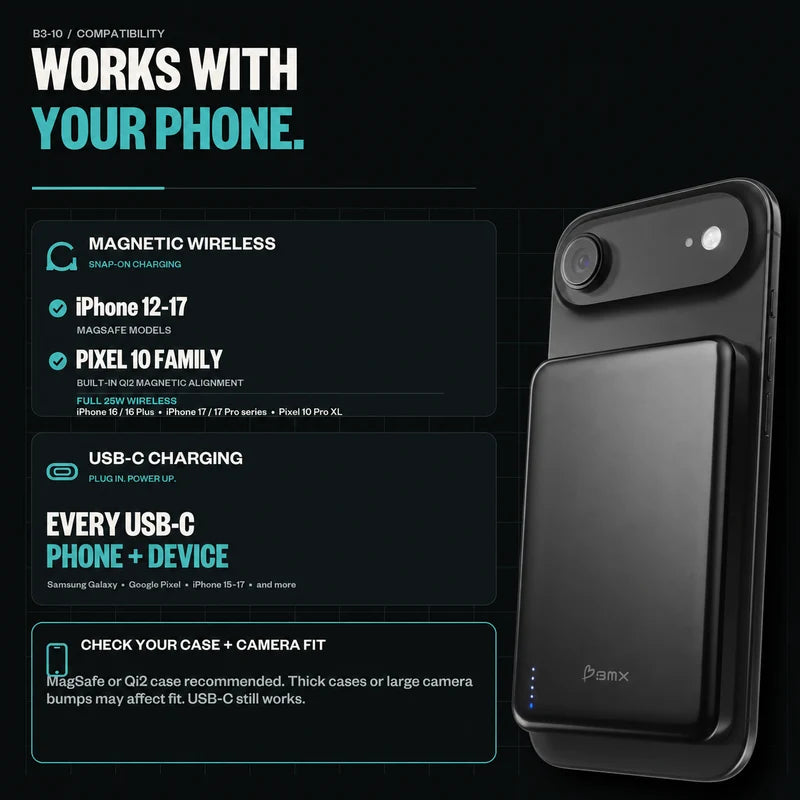 SolidSafe™ Air 10K Qi2.2 Power Bank