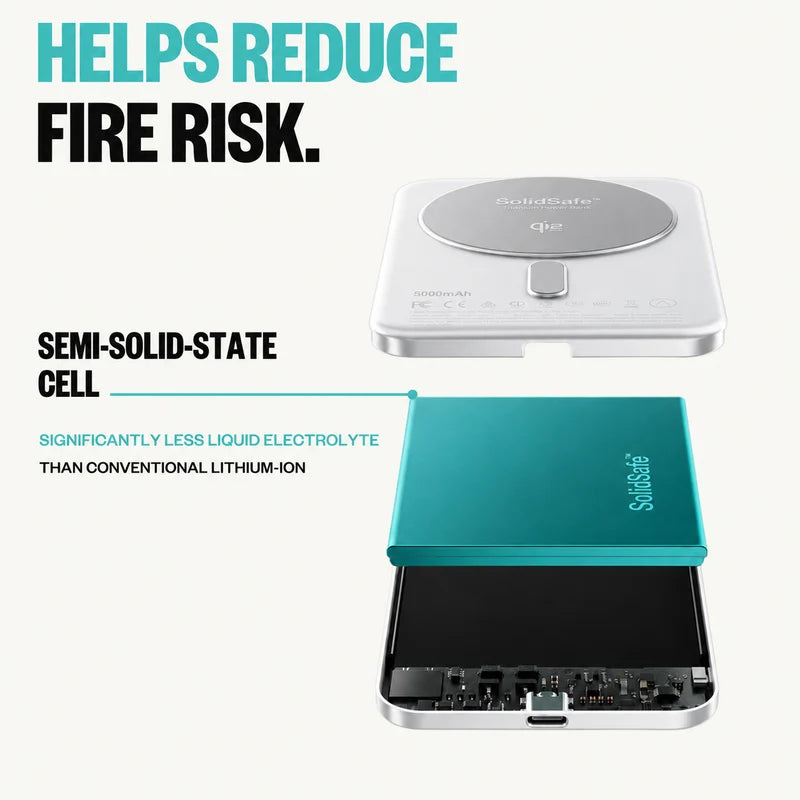 SolidSafe™ Air 10K Qi2.2 Power Bank
