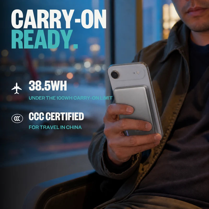SolidSafe™ Air 10K Qi2.2 Power Bank