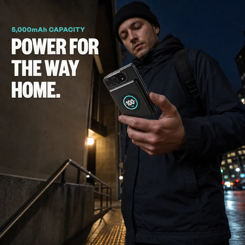 SolidSafe™ Duo 5K Magnetic Power Bank